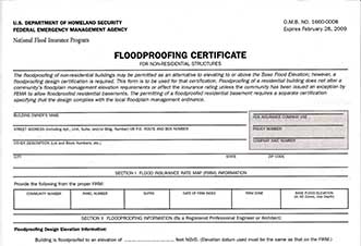 fema elevation certificate in north georgia picture